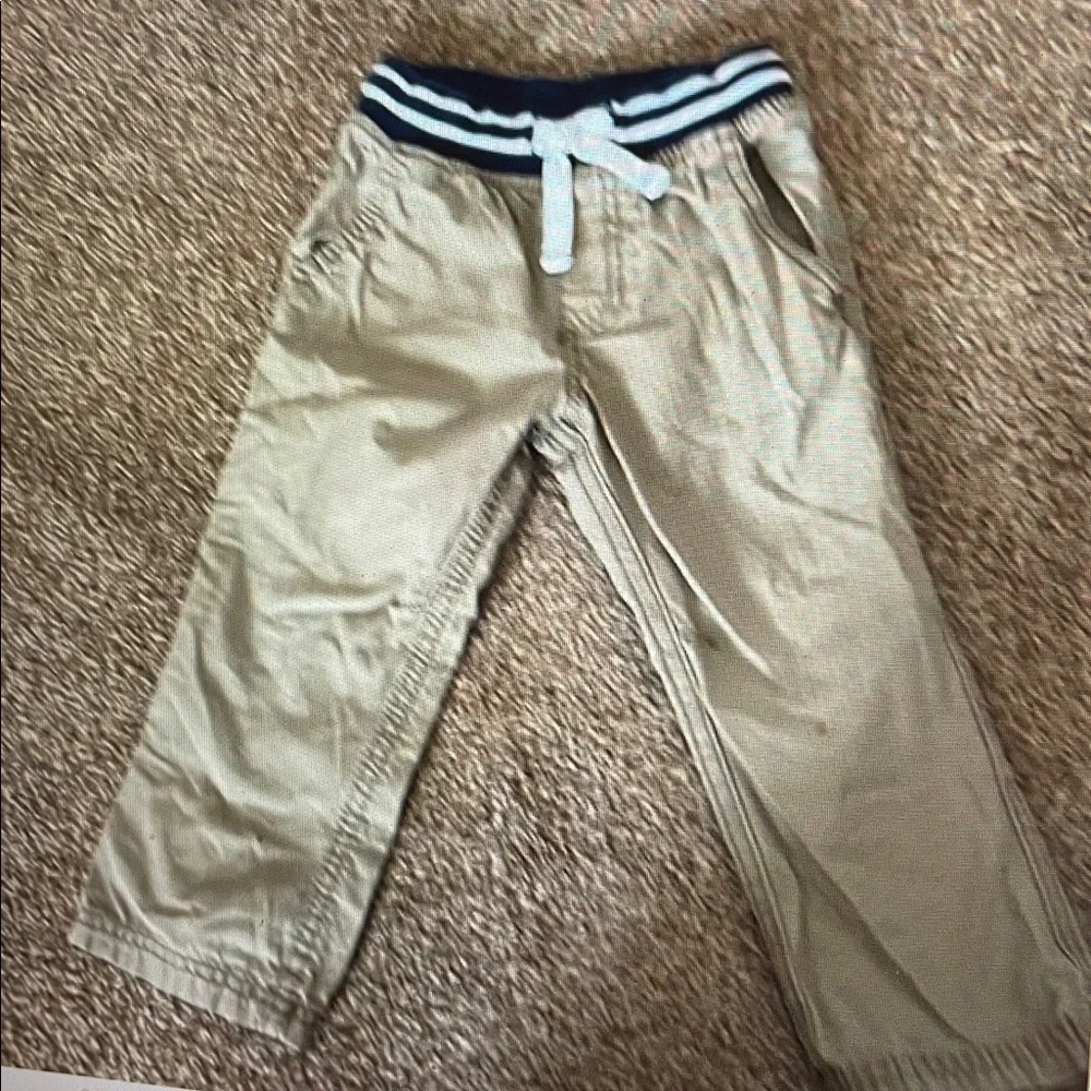 Carter’s khaki elastic waist pull on pants 2T